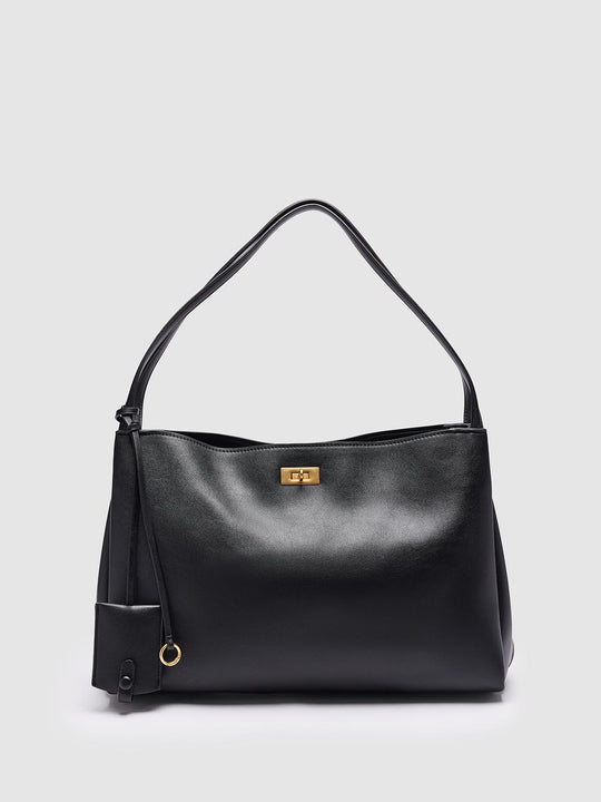Vegan Leather Oversize Shoulder Bags