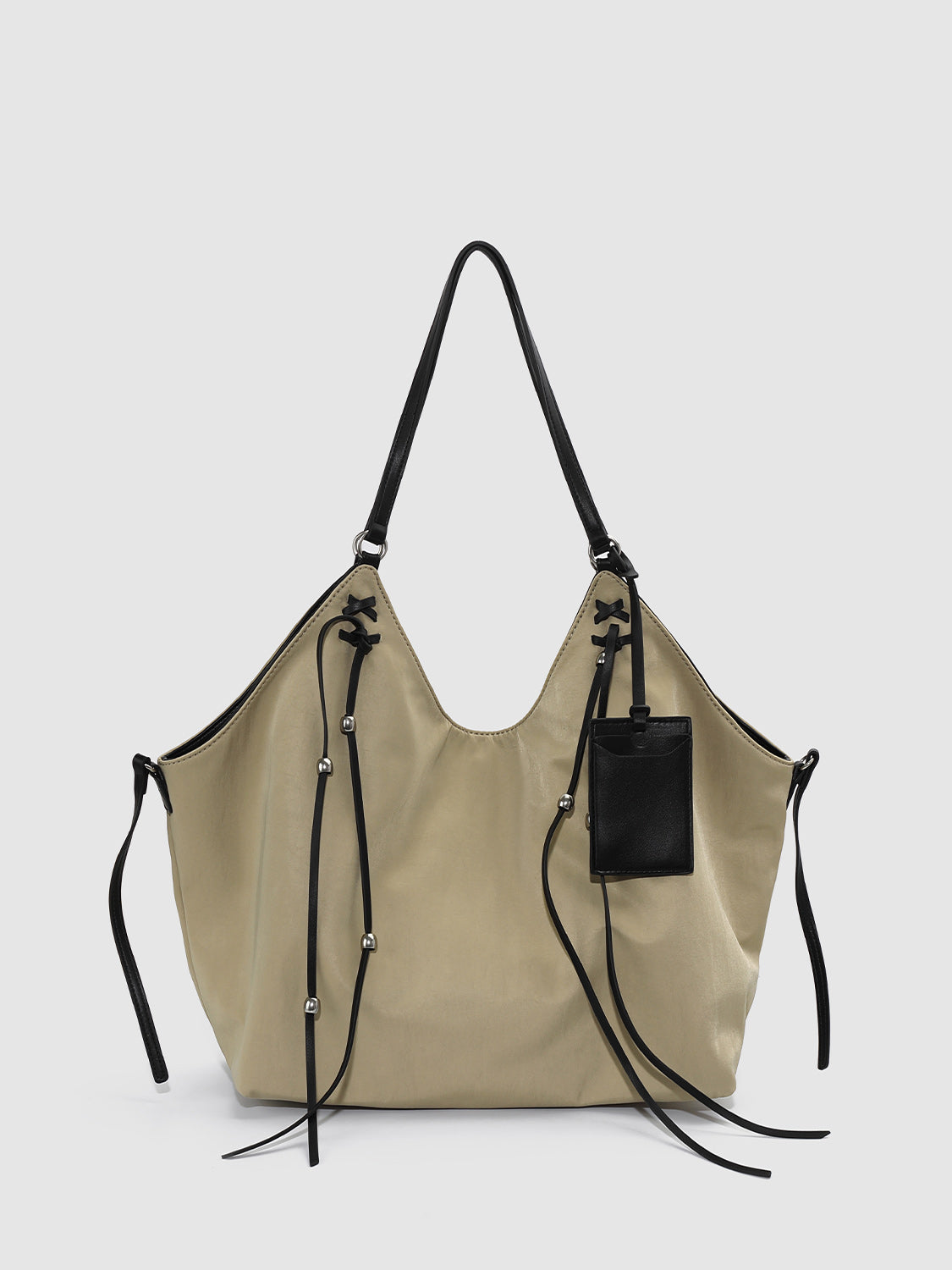 Oversize String Detail Shoulder Bags – URBAN REVIVO Thailand