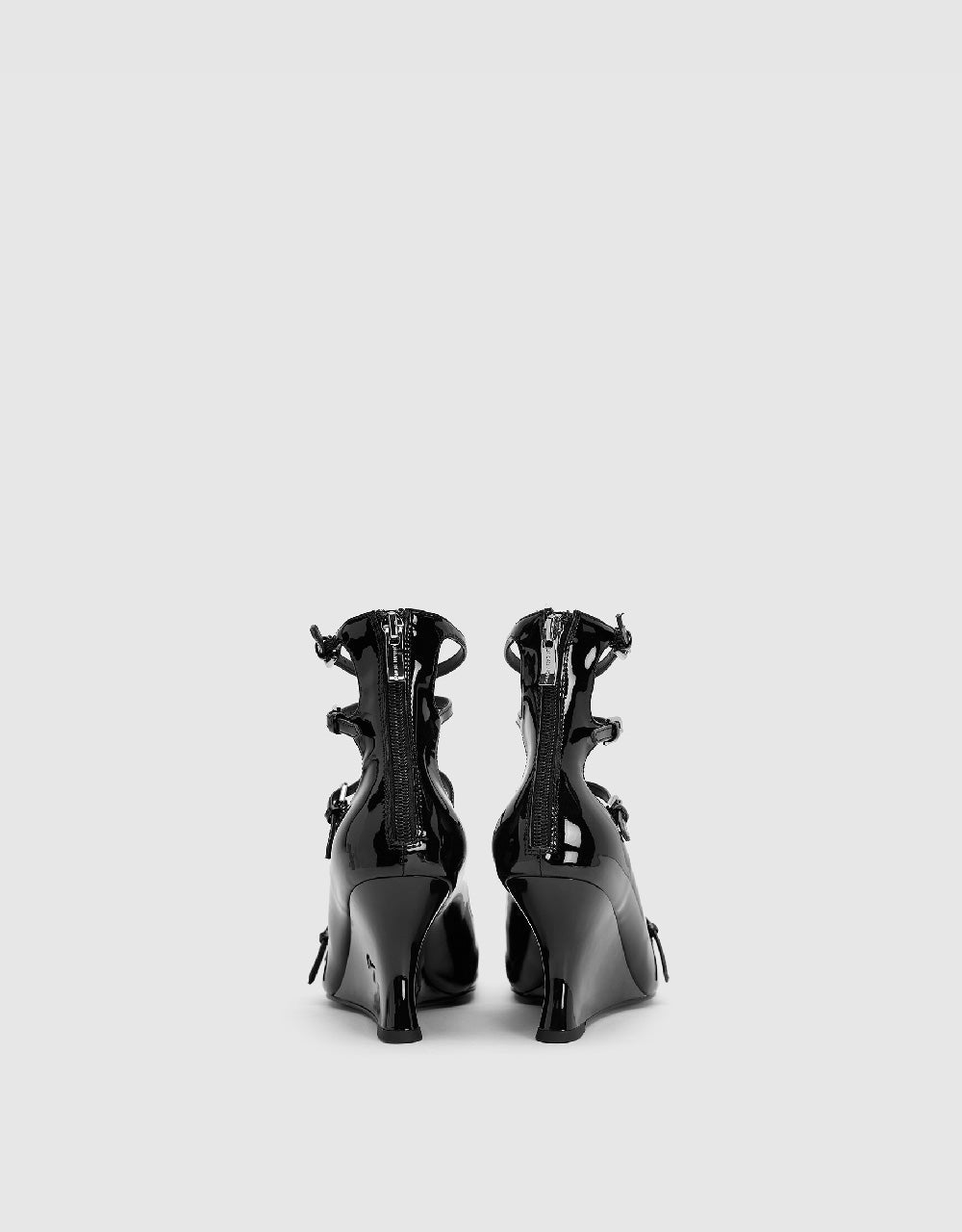 Vegan Leather Round Toe Pumps