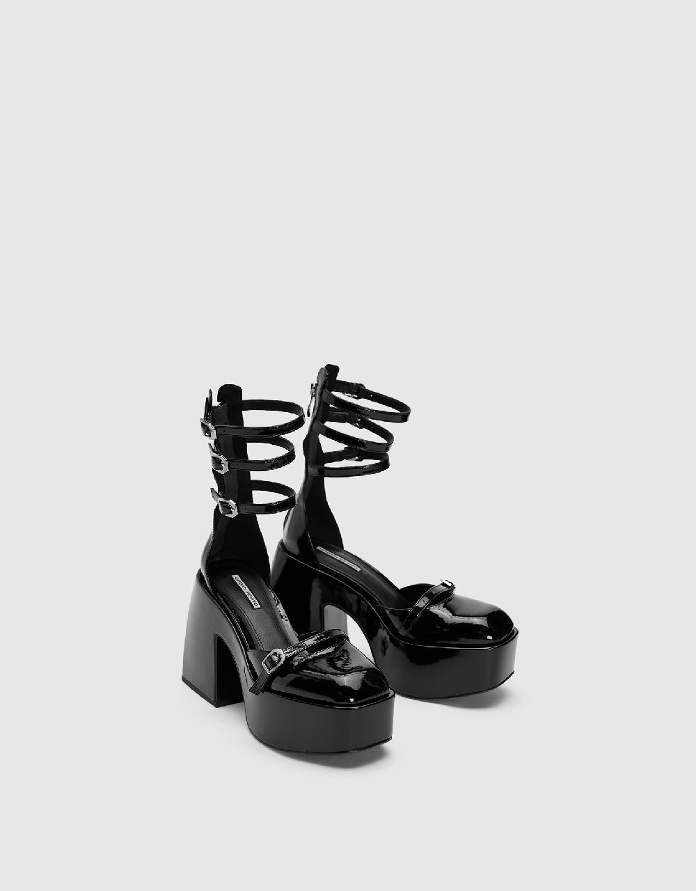 Platform Square Toe Slingbacks