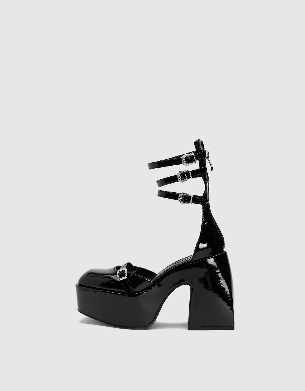 Platform Square Toe Slingbacks