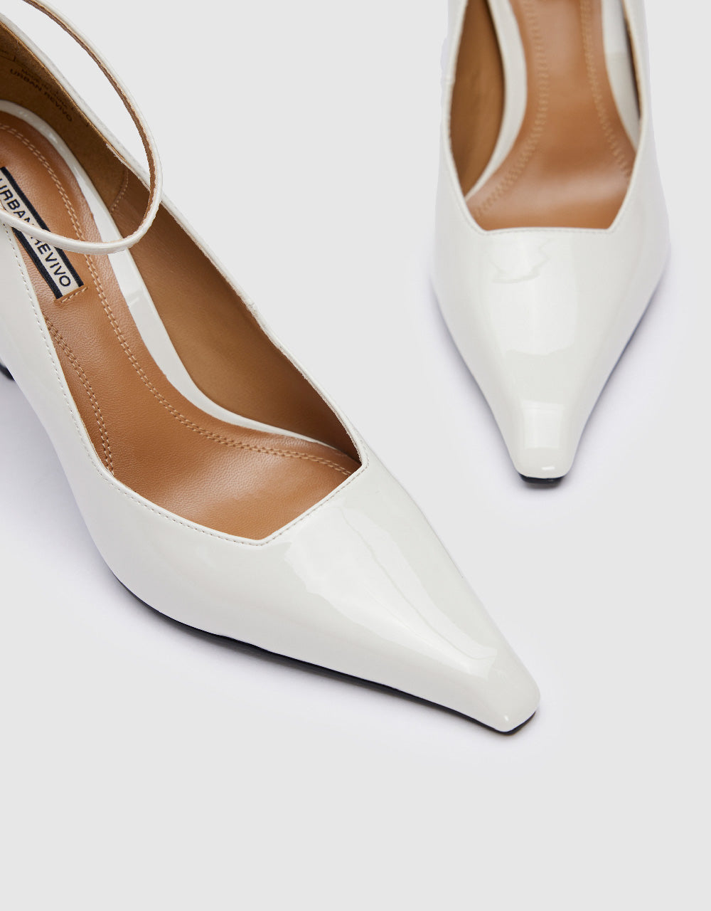 Vegan Leather Square Toe Pumps