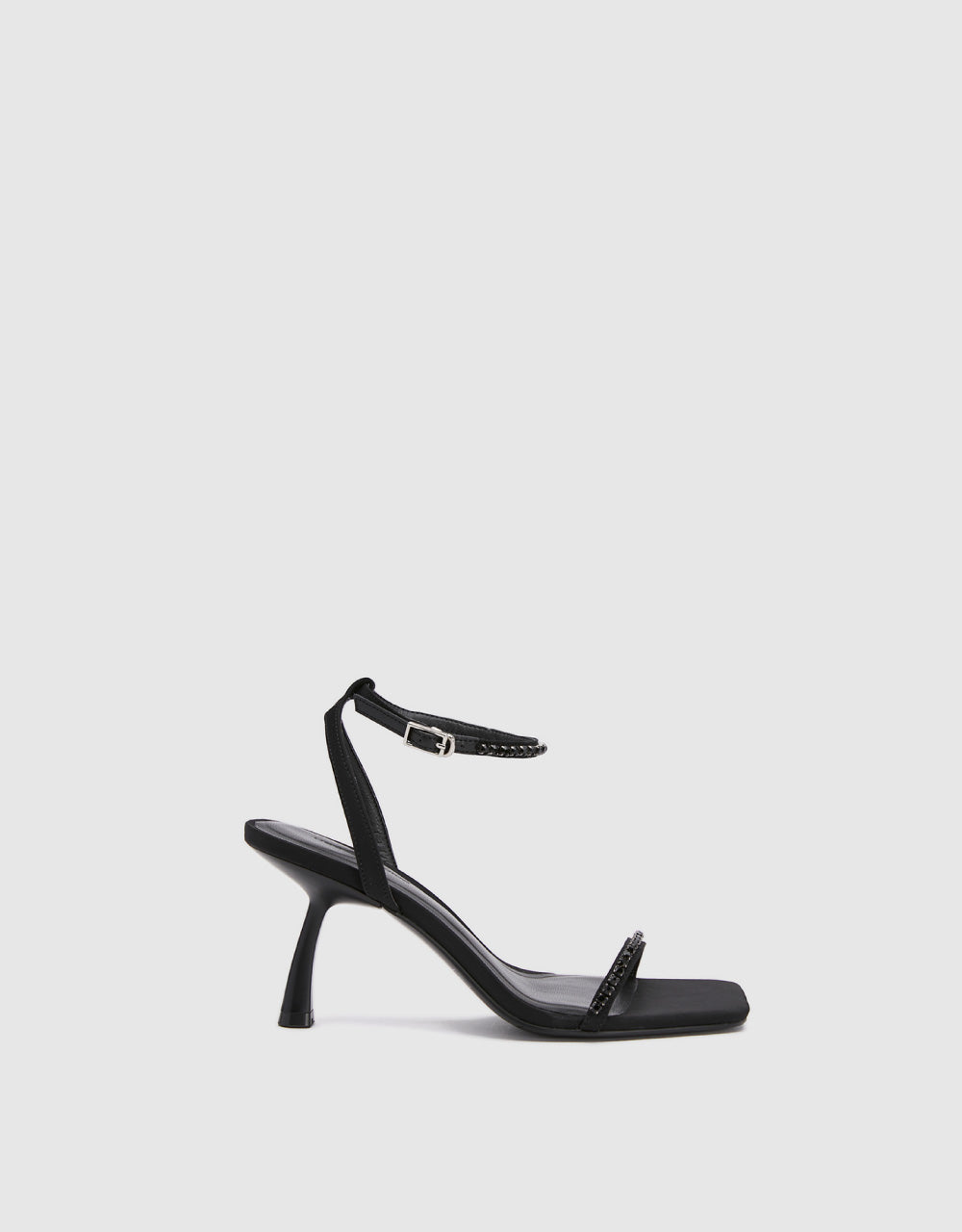 Heeled Square Toe Sandals