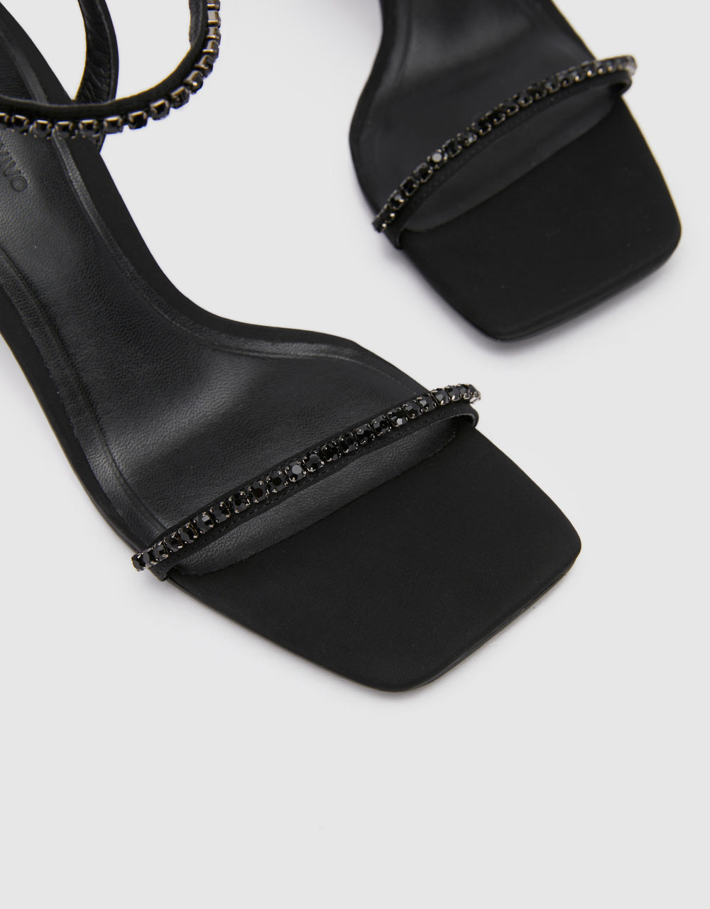 Heeled Square Toe Sandals