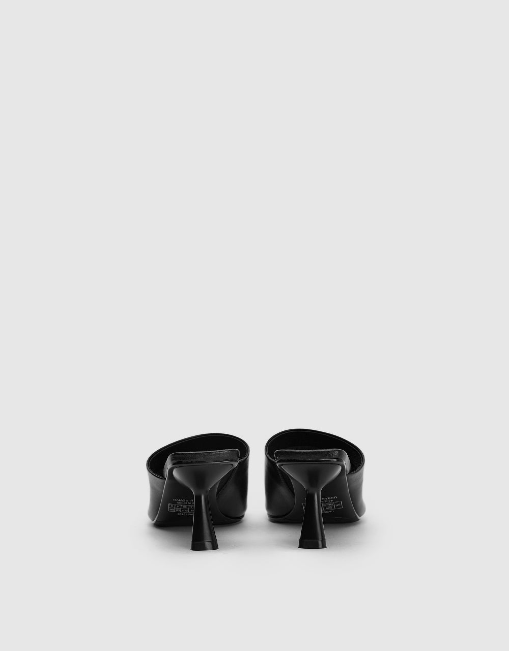 Vegan Leather Square Toe Heels