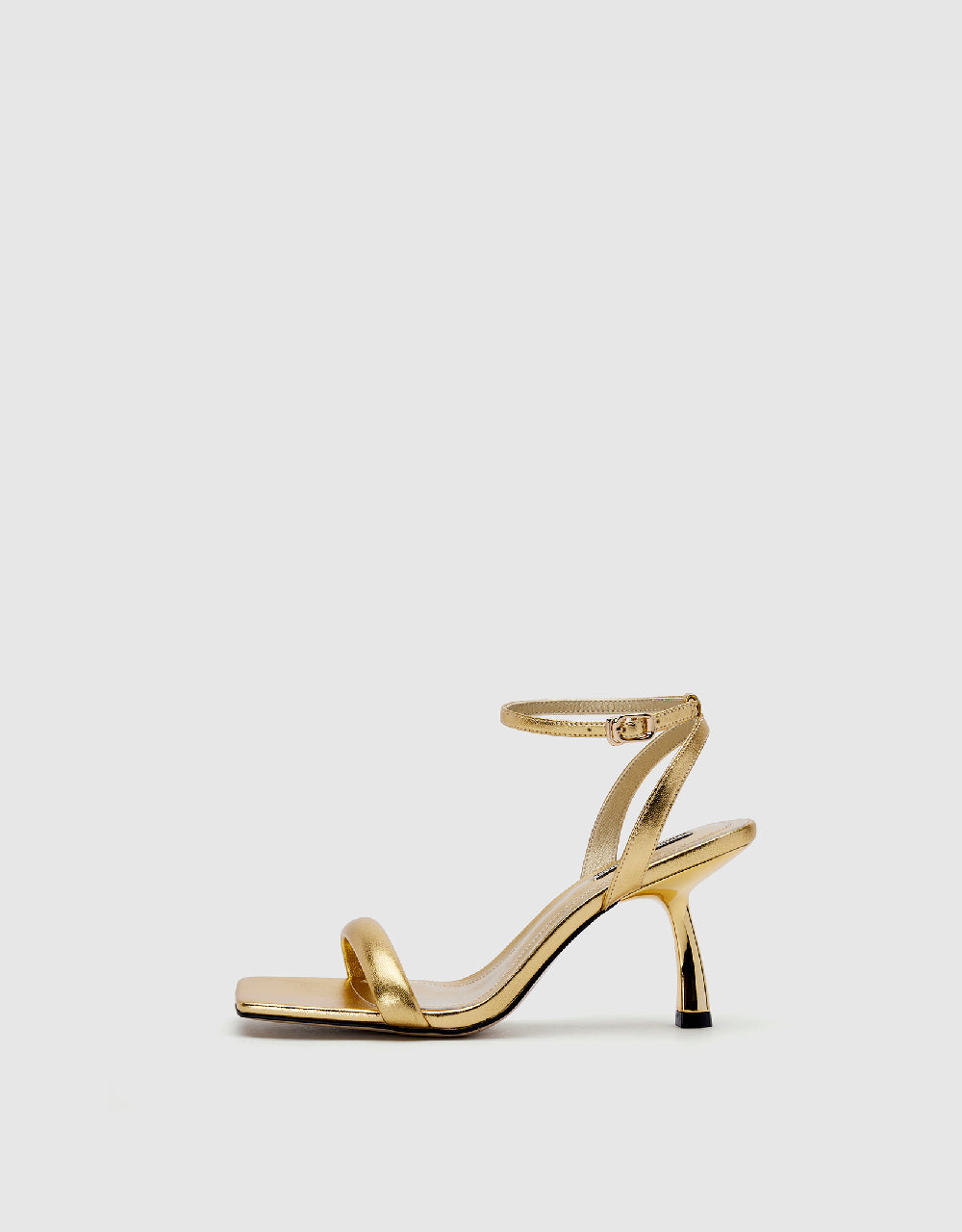 Heeled Square Toe Sandals
