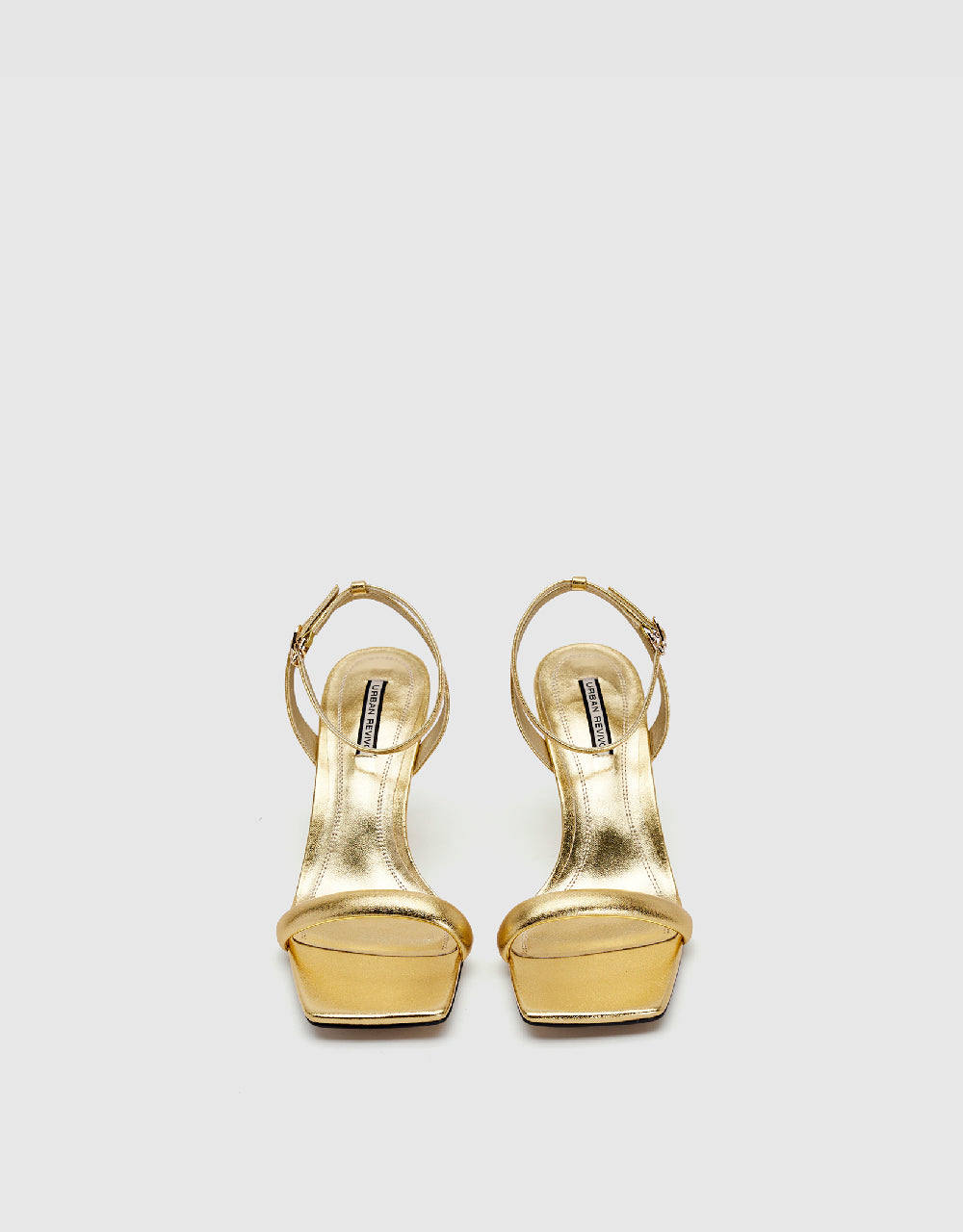 Heeled Square Toe Sandals