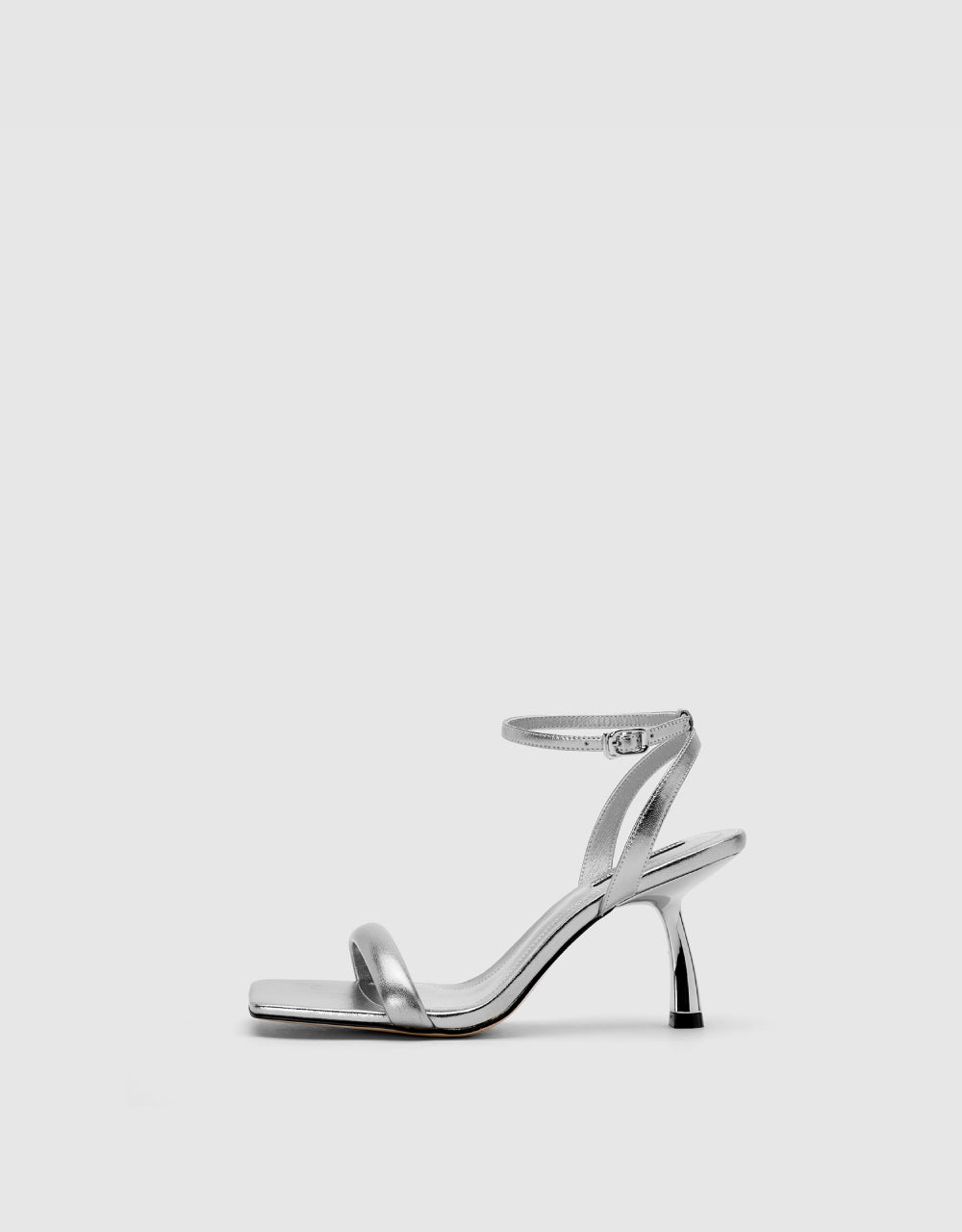 Heeled Square Toe Sandals