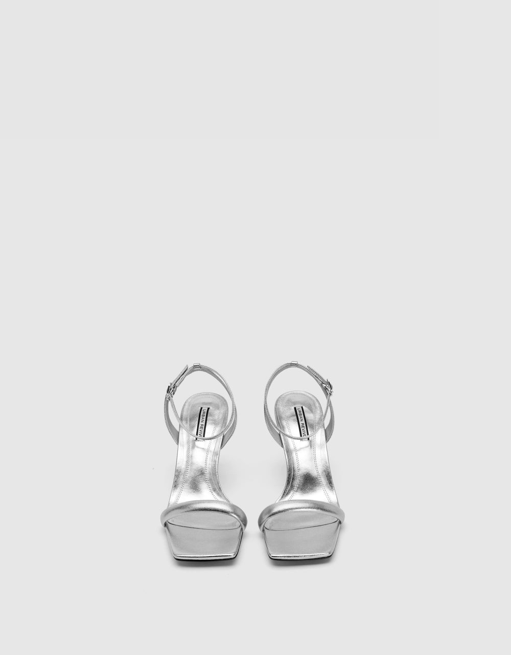 Heeled Square Toe Sandals