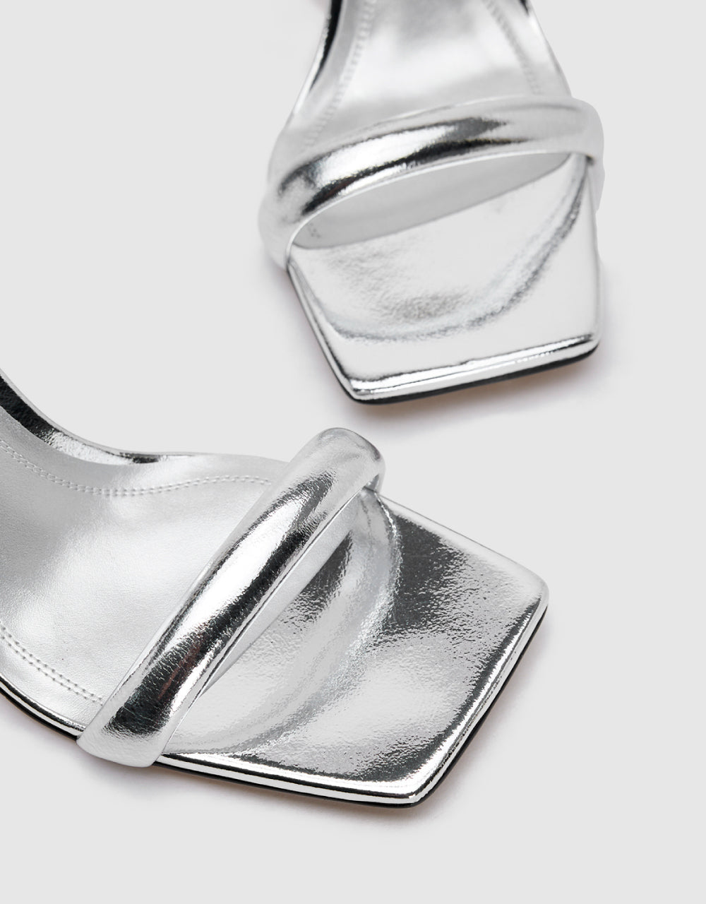 Heeled Square Toe Sandals