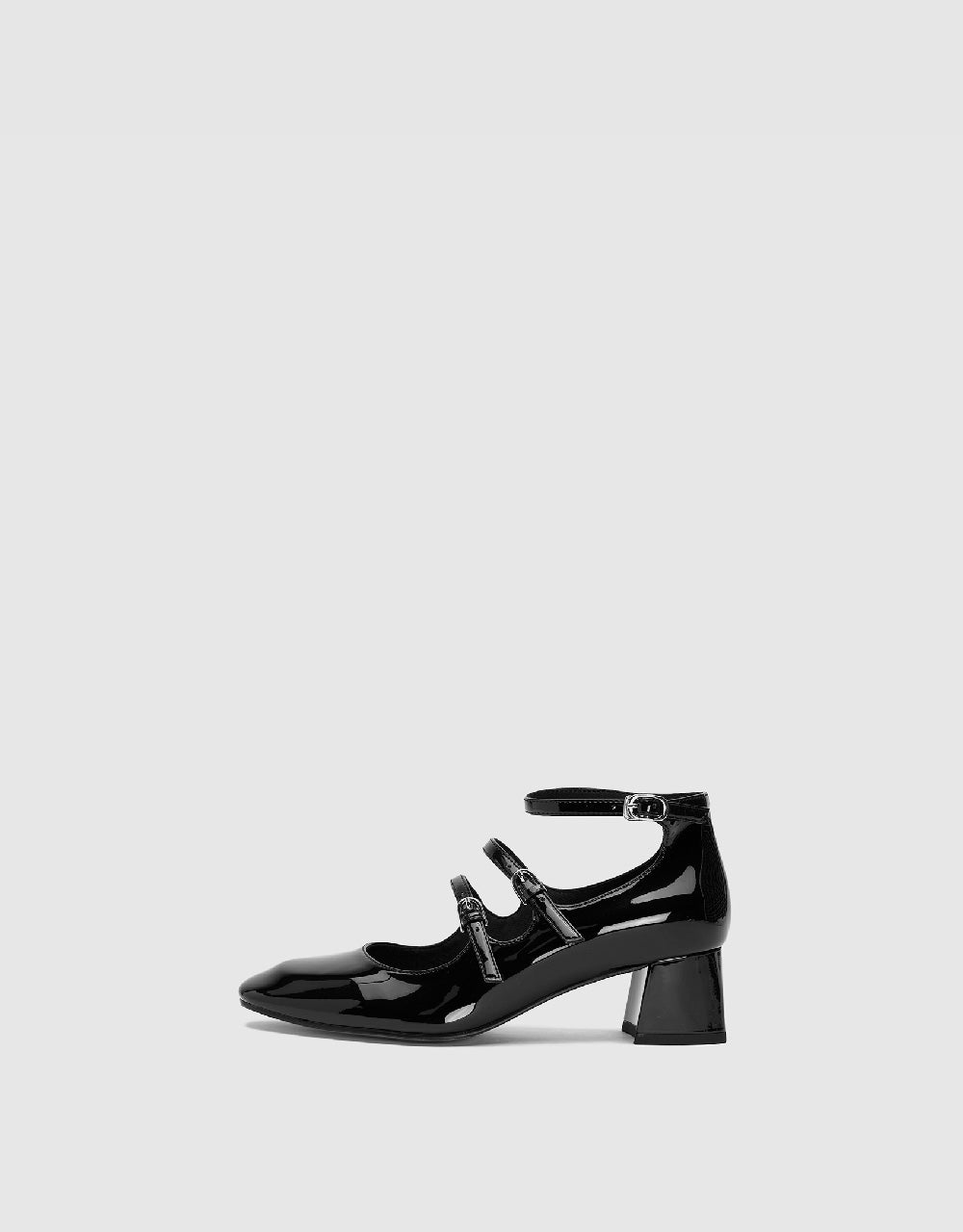 Vegan Leather Square Toe Pumps