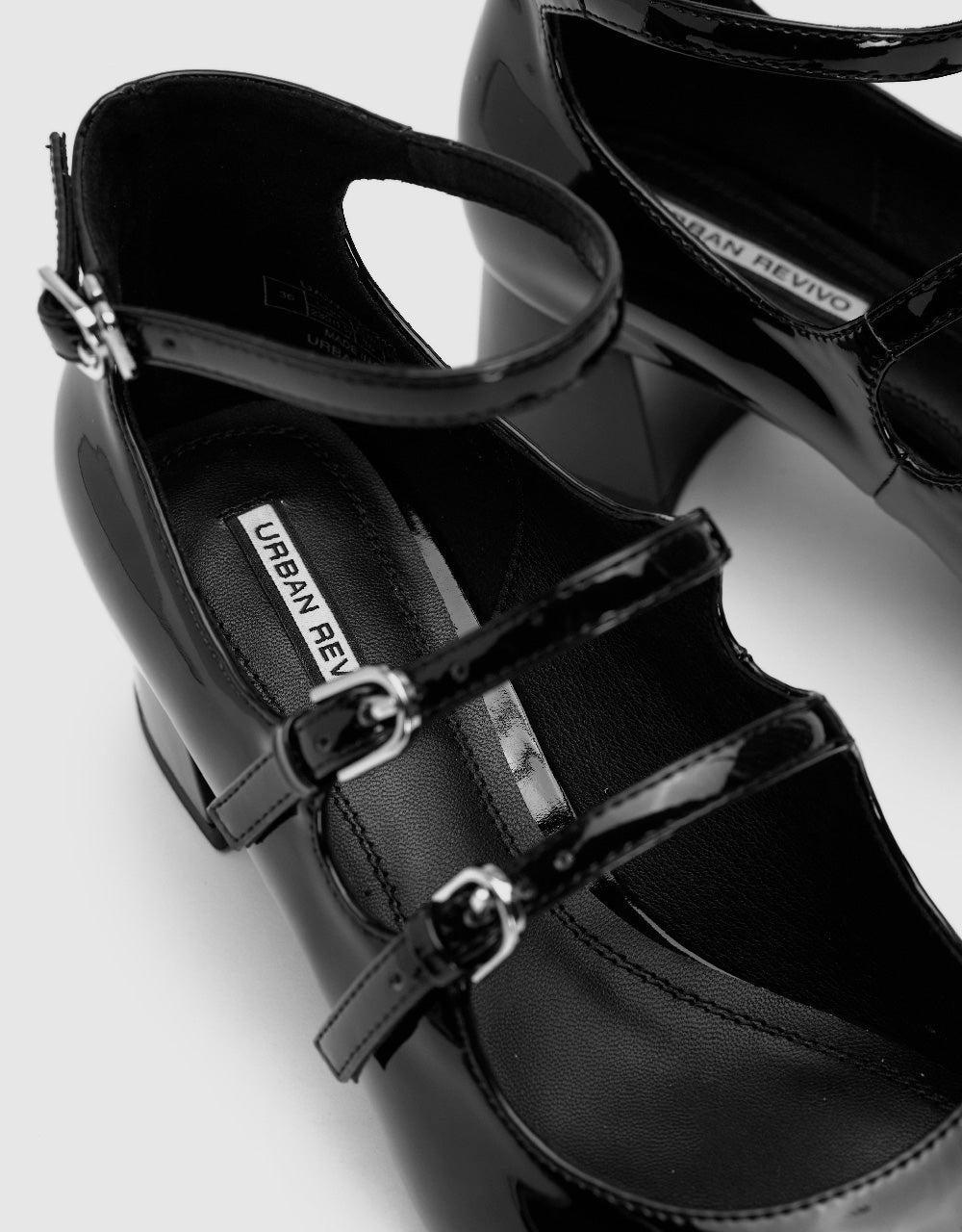 Vegan Leather Square Toe Pumps