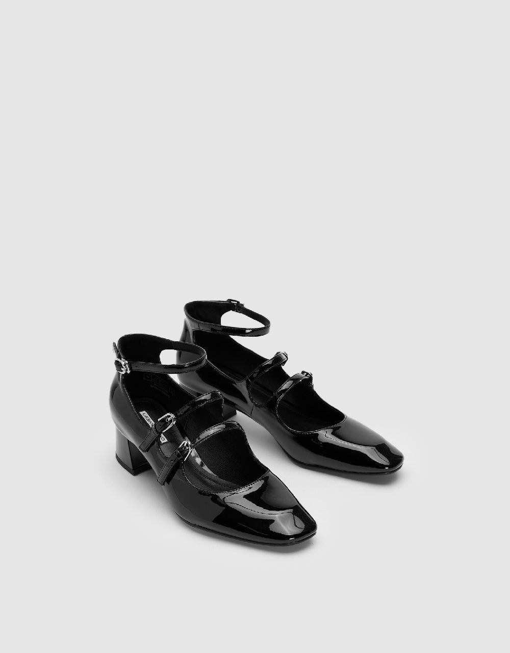 Vegan Leather Square Toe Pumps