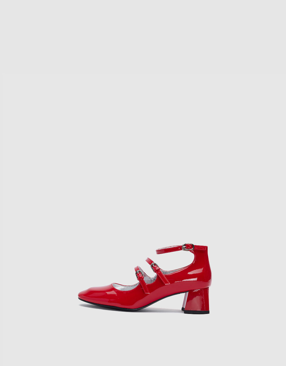 Vegan Leather Square Toe Pumps