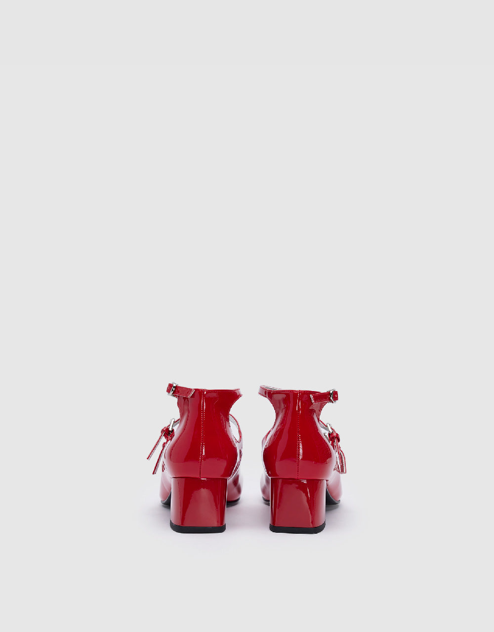 Vegan Leather Square Toe Pumps
