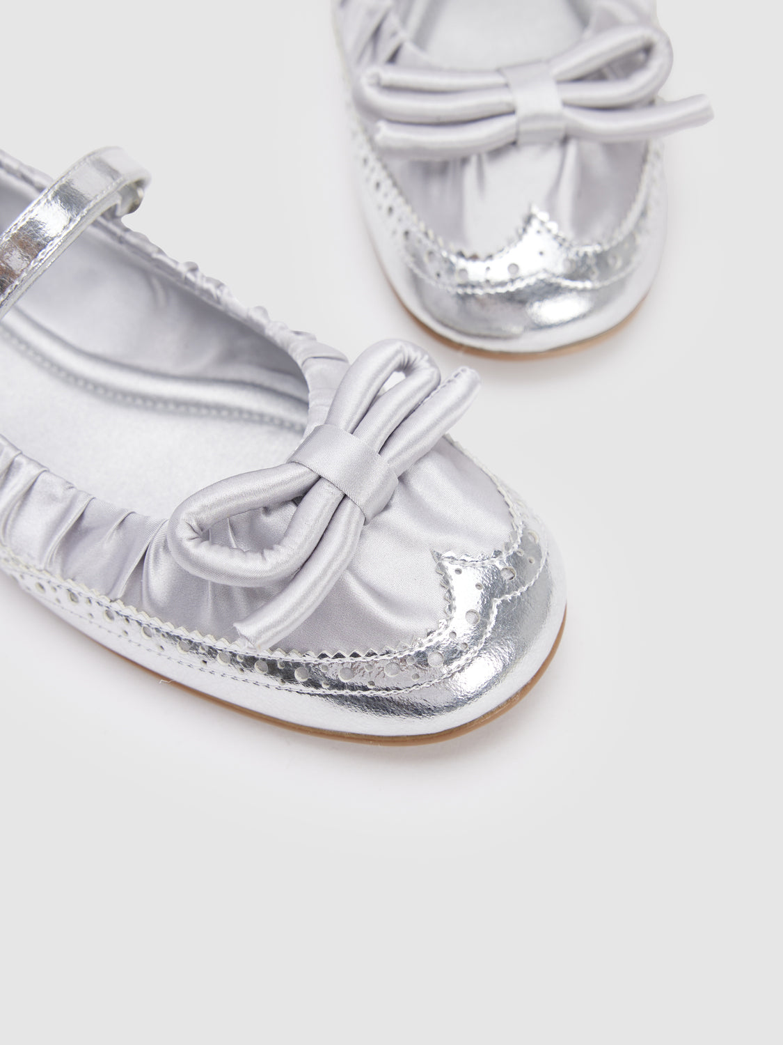 Bow Décor Vegan Leather Pumps