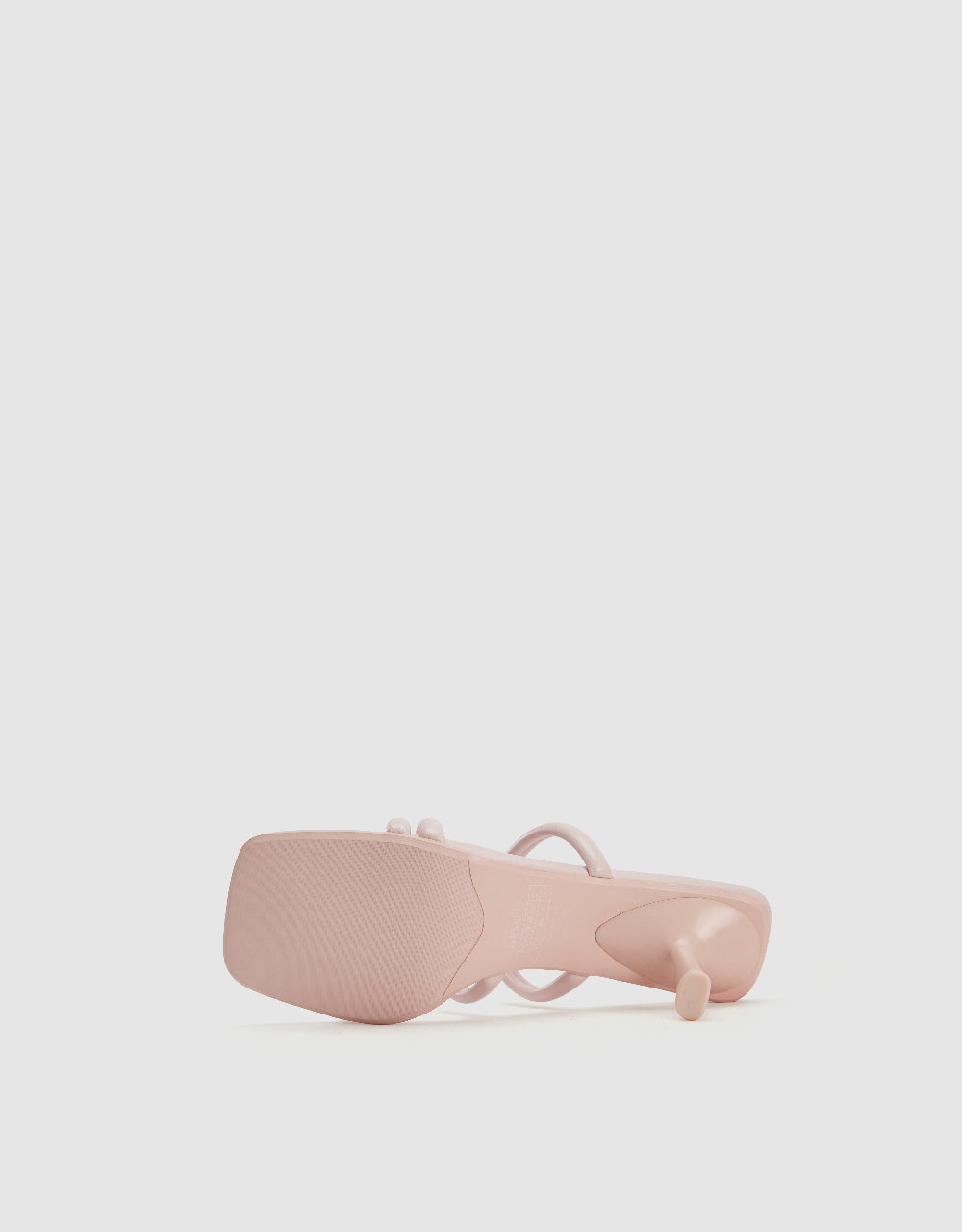 Heeled Square Toe Slippers