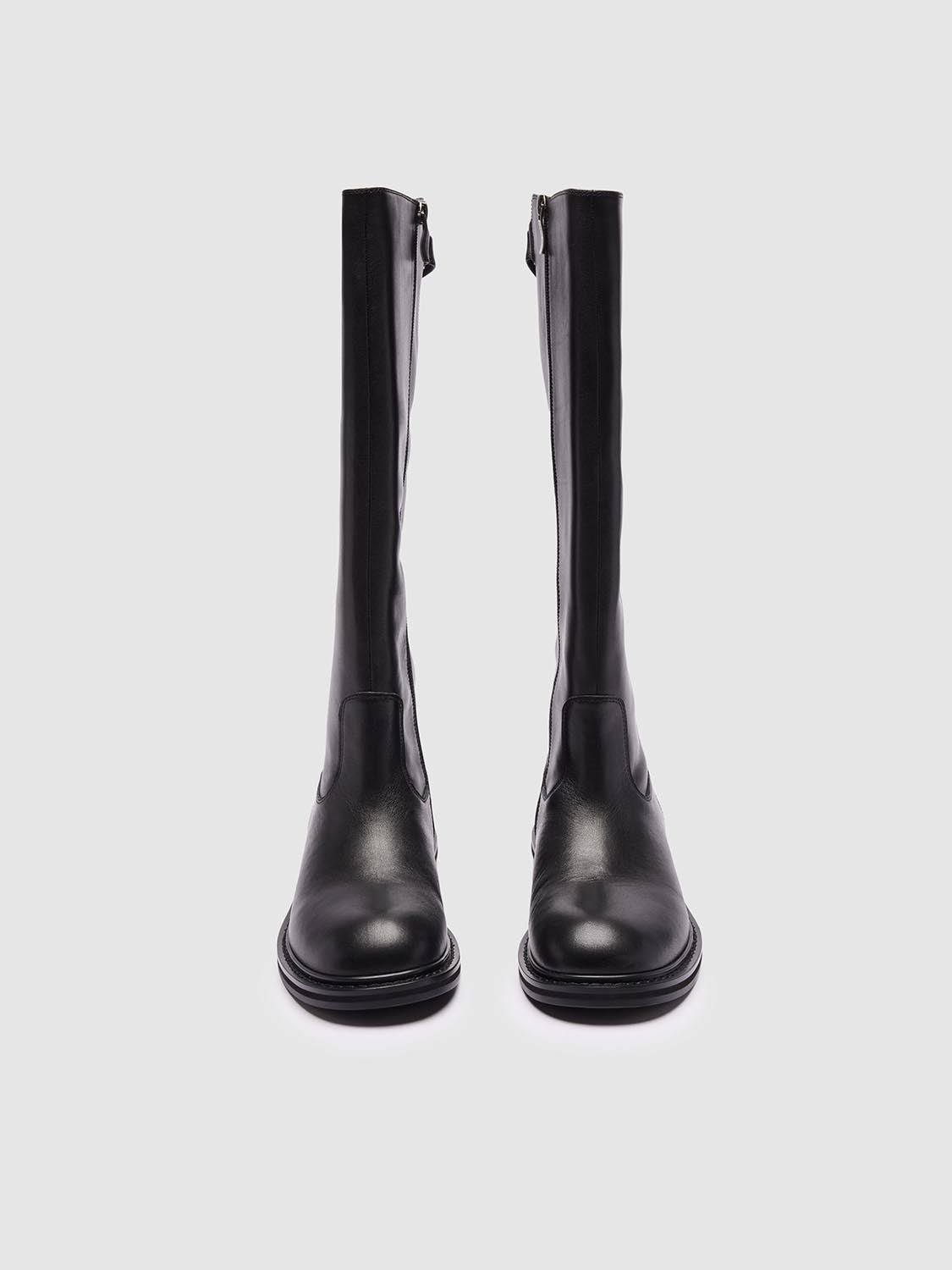 Buckle Detail Chunky Knee Boots