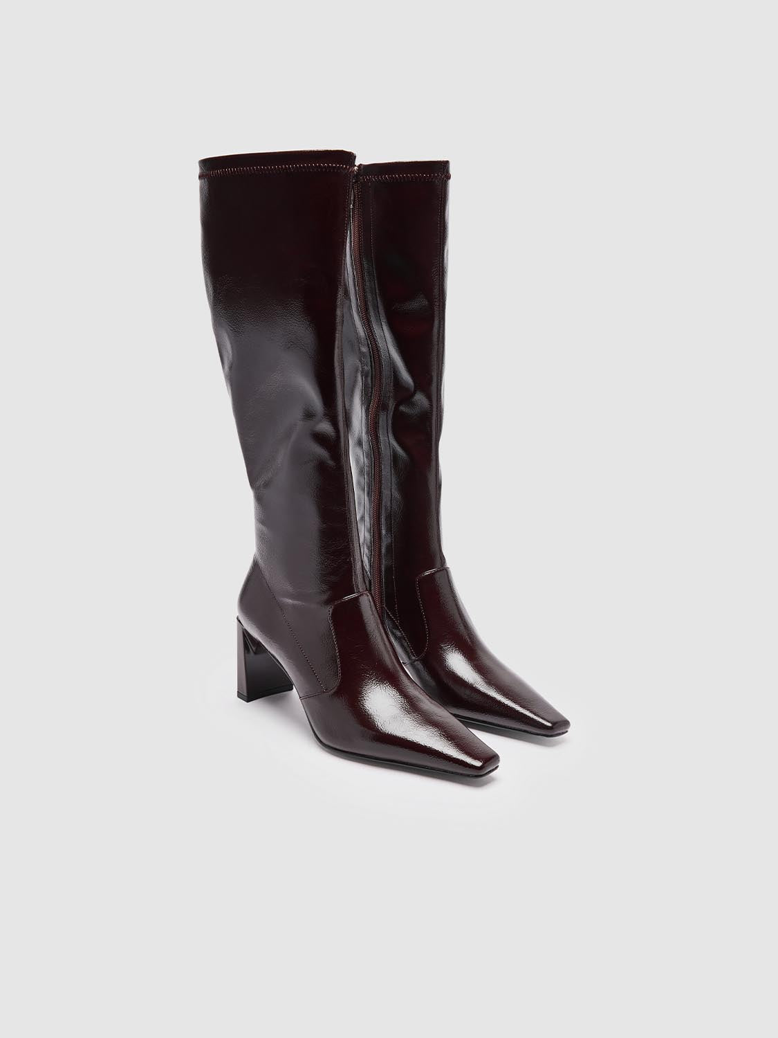 Point Toe Heeled Knee Boots