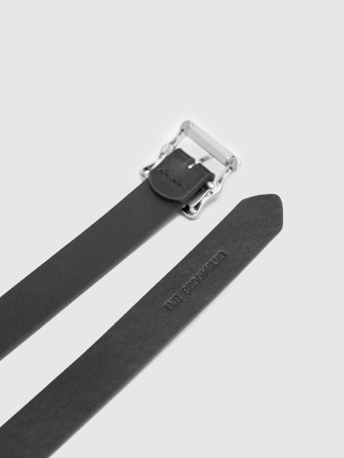 Vegan Leather Skinny Belt