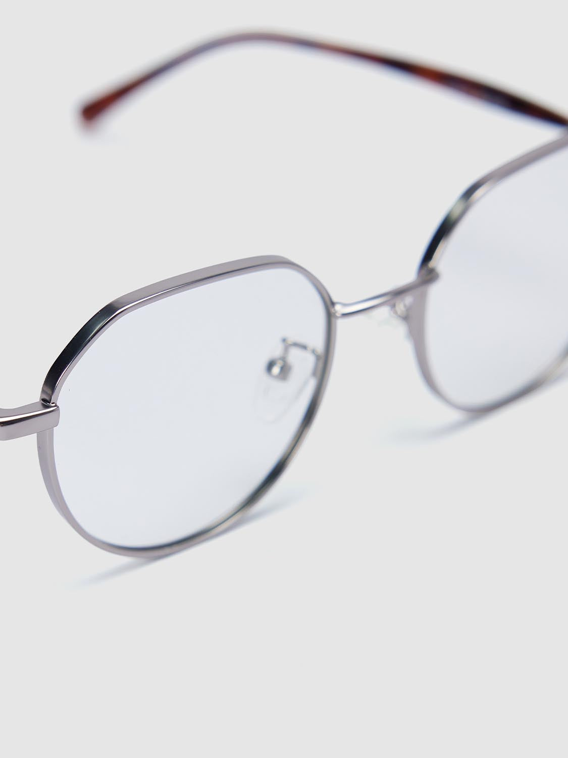 Metal Frame Square Glasses