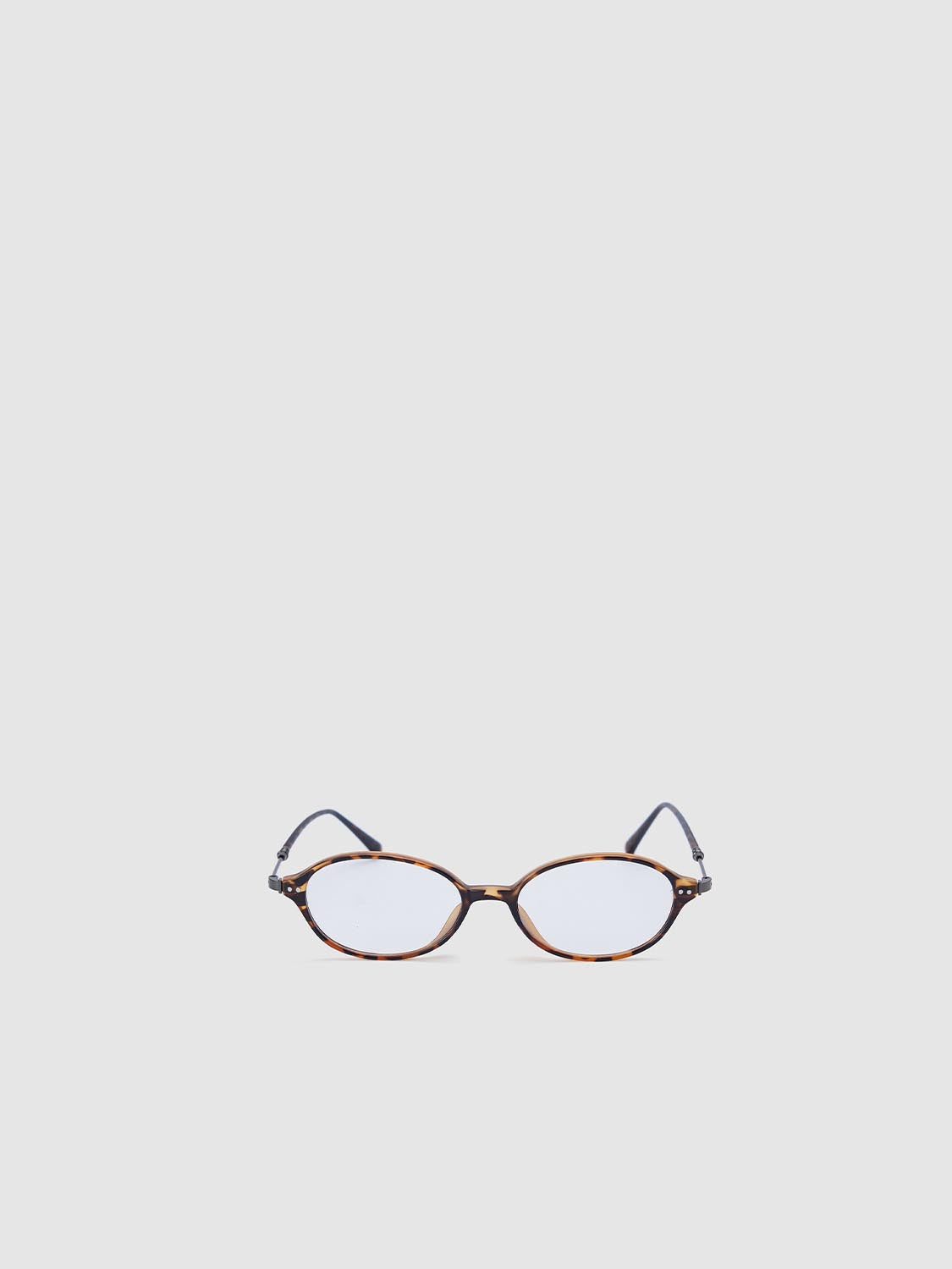 Tortoiseshell Frame Round Glasses