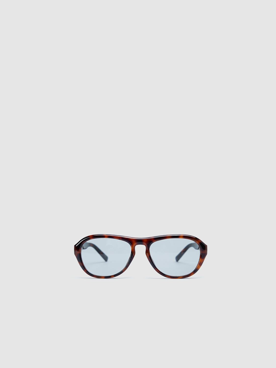 Tortoiseshell Frame Aviator Glasses