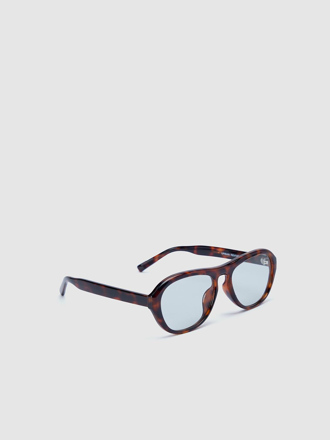 Tortoiseshell Frame Aviator Glasses