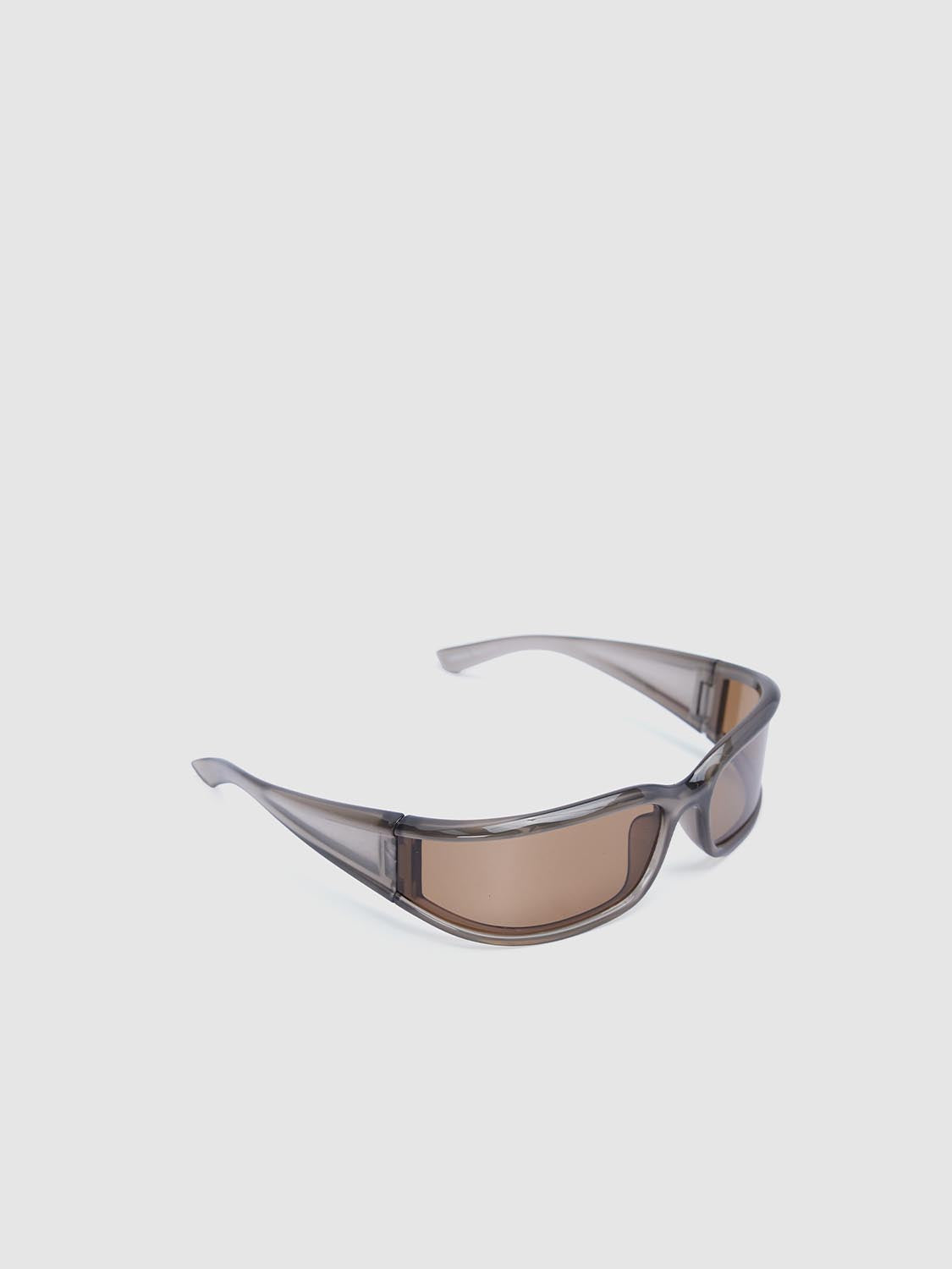 Rectangle Wrap Aviator Sunglasses