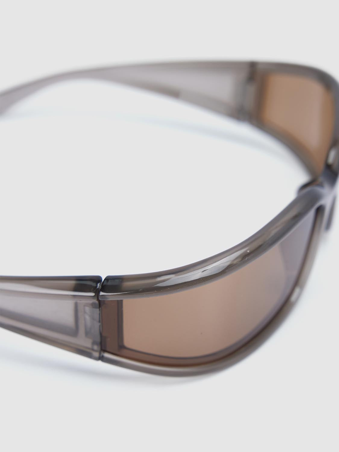 Rectangle Wrap Aviator Sunglasses