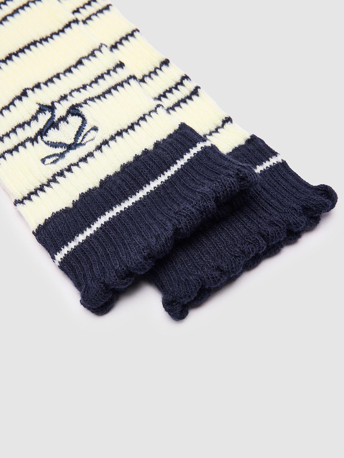 Contrast Ribbed Striped Socks