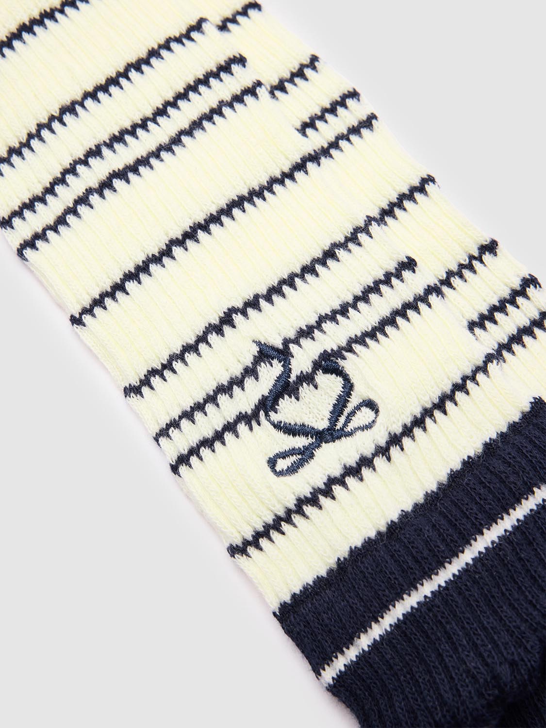 Contrast Ribbed Striped Socks
