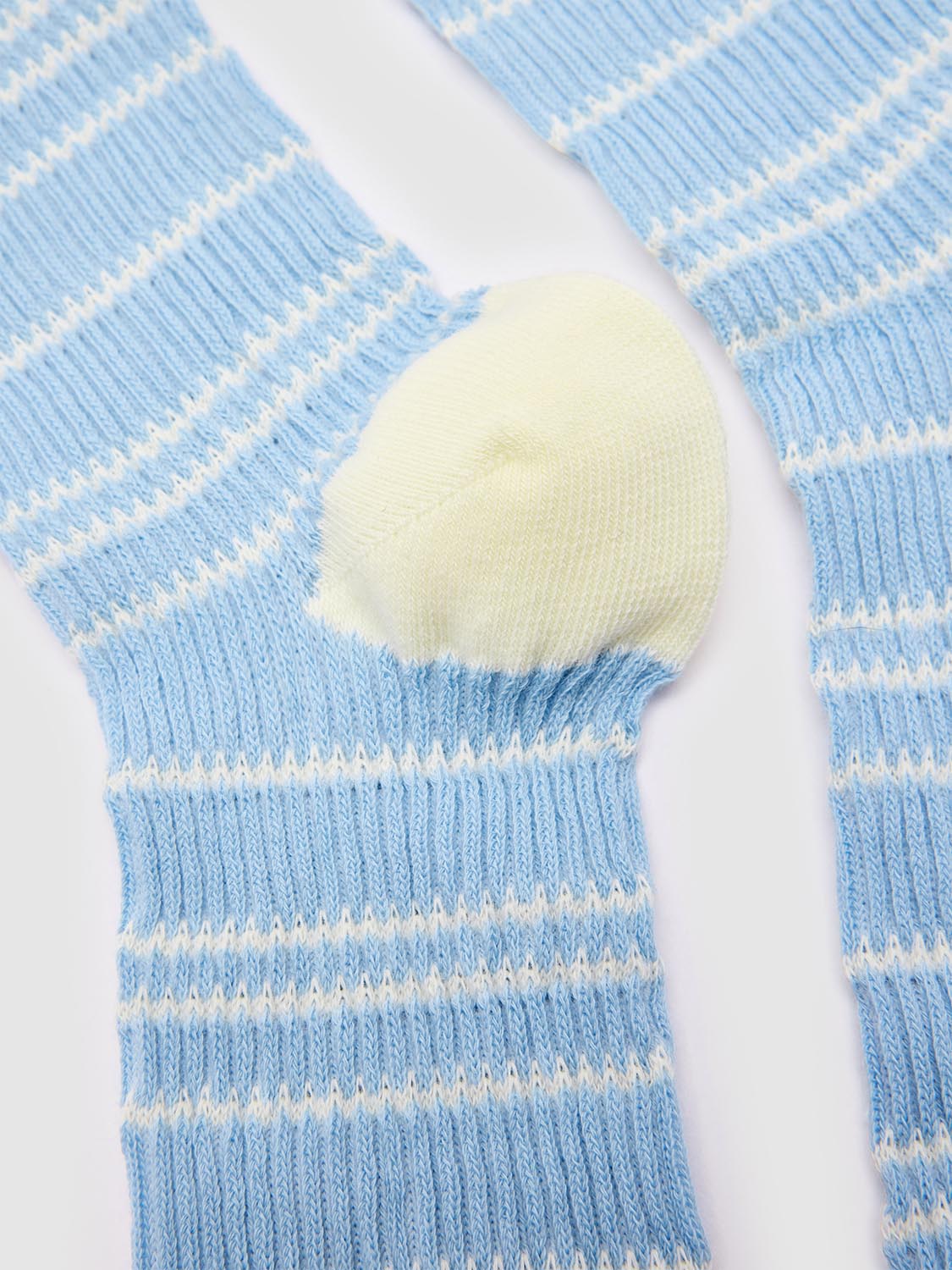 Contrast Ribbed Striped Socks