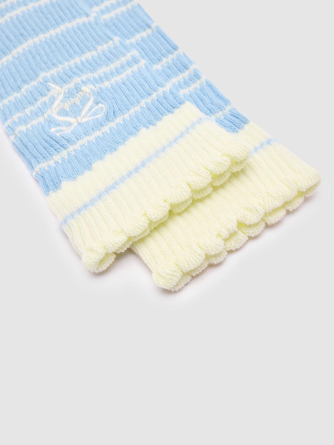 Contrast Ribbed Striped Socks