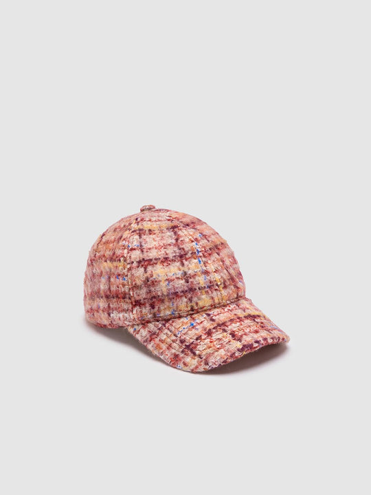 Brushed Checked Cap