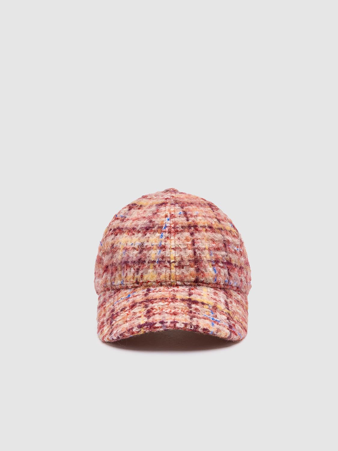 Brushed Checked Cap