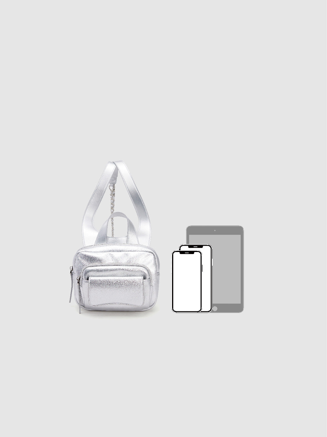 Vegan Leather Mini Backpack