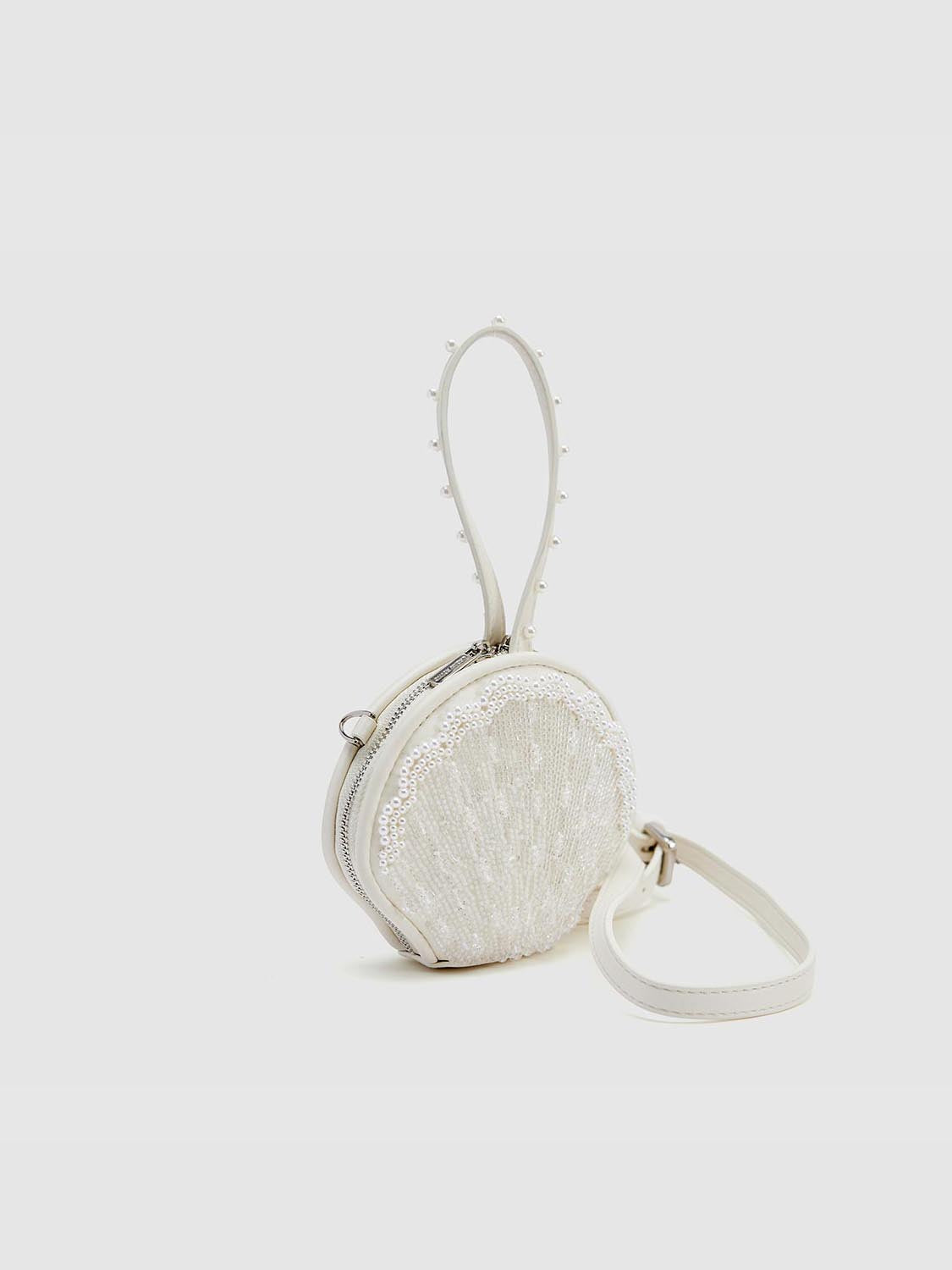 Shell Pearl Décor Shoulder Bags