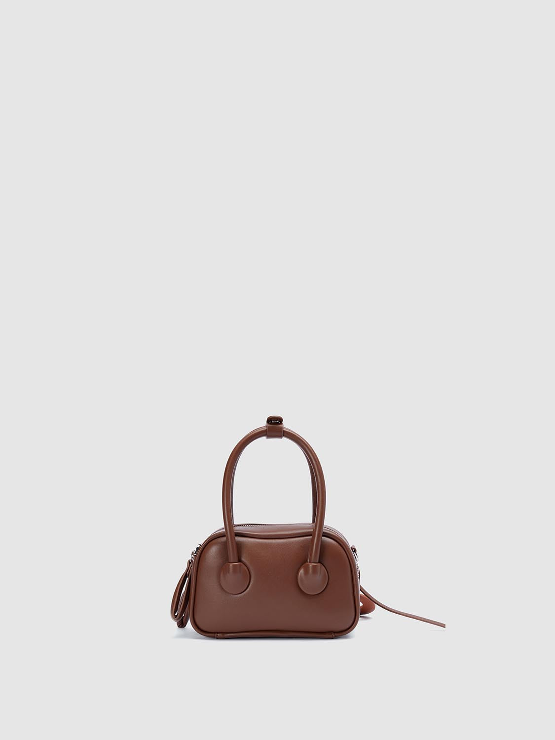 Boxy Vegan Leather Shoulder Bag