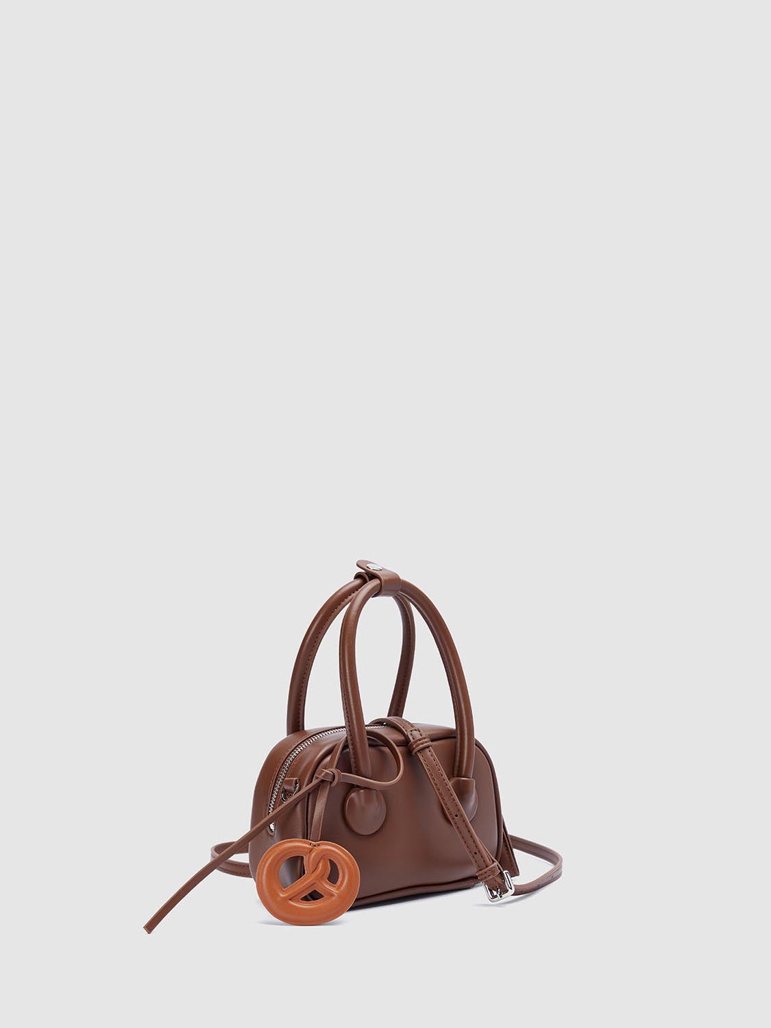 Boxy Vegan Leather Shoulder Bag