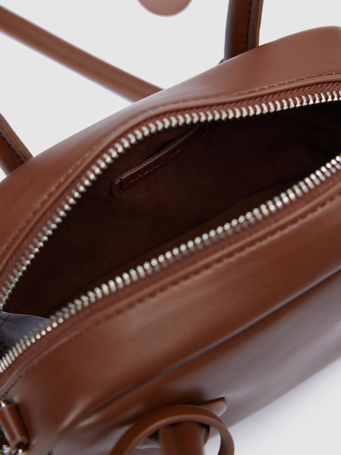 Boxy Vegan Leather Shoulder Bag