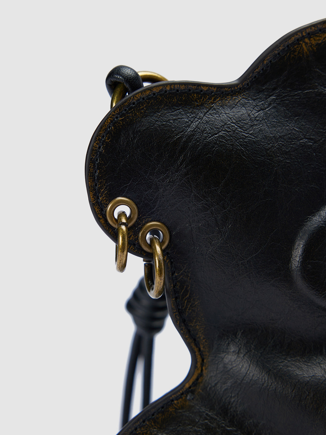 Vegan Leather Bear Crossbody Bags