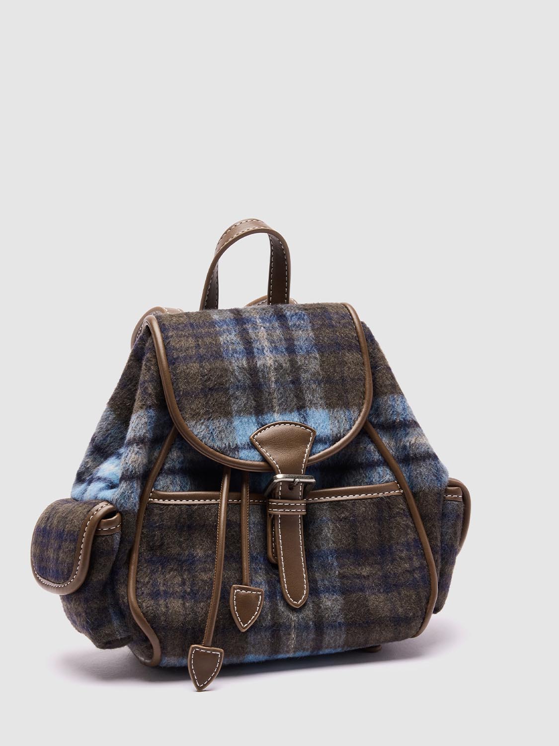 Small Check Backpack