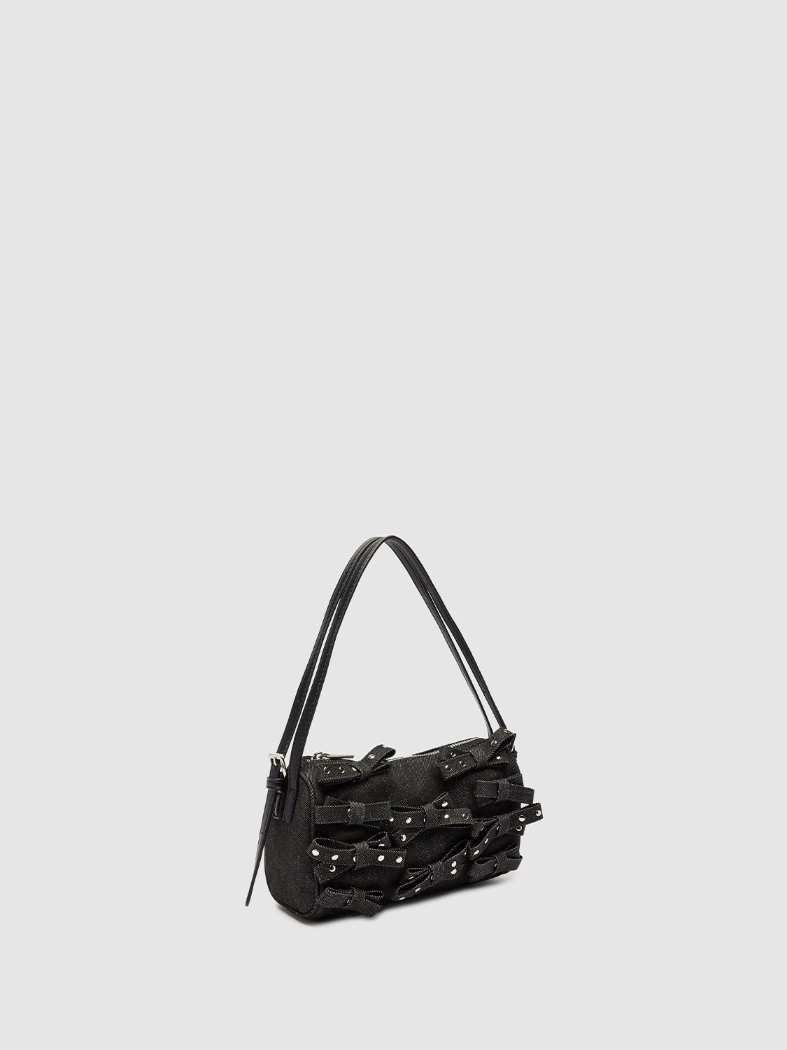 Studded Bow Detail Shoulder Bags