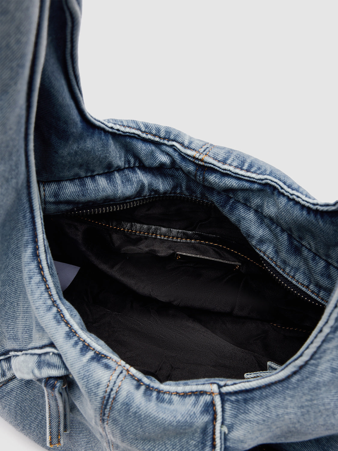 Multi-Pocket Denim Shoulder Bags