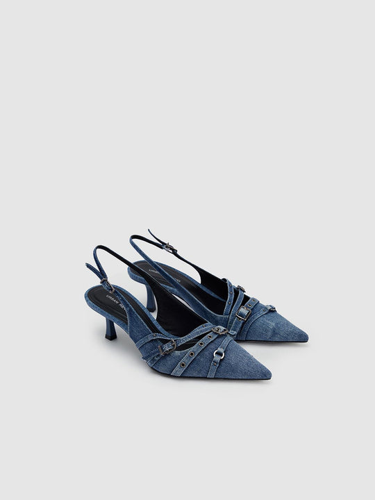 High Heeled Slingbacks