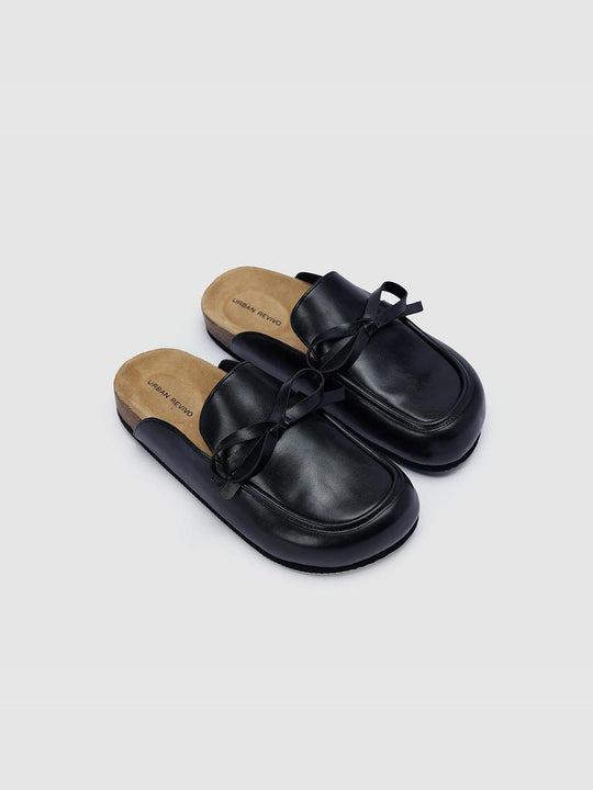 Vegan Leather Slippers