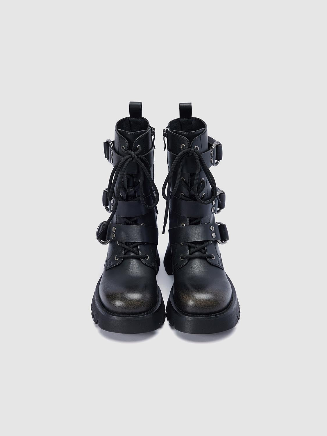 Belt Decor Combat Boots
