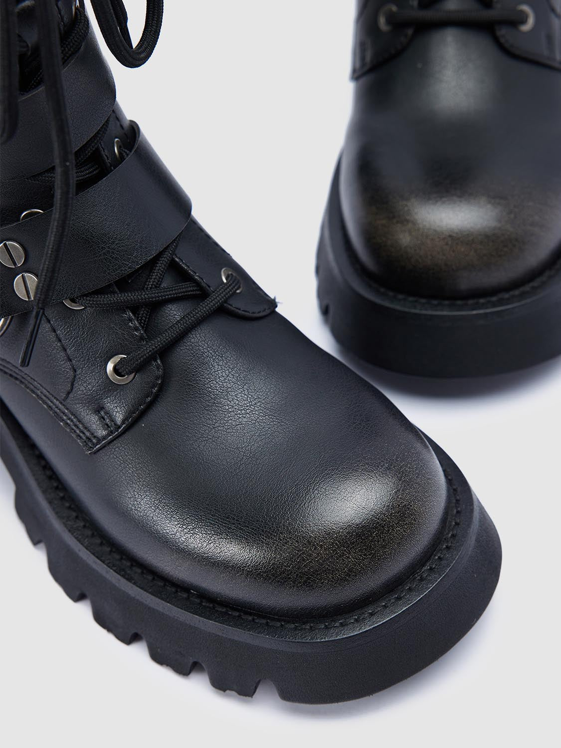 Belt Decor Combat Boots