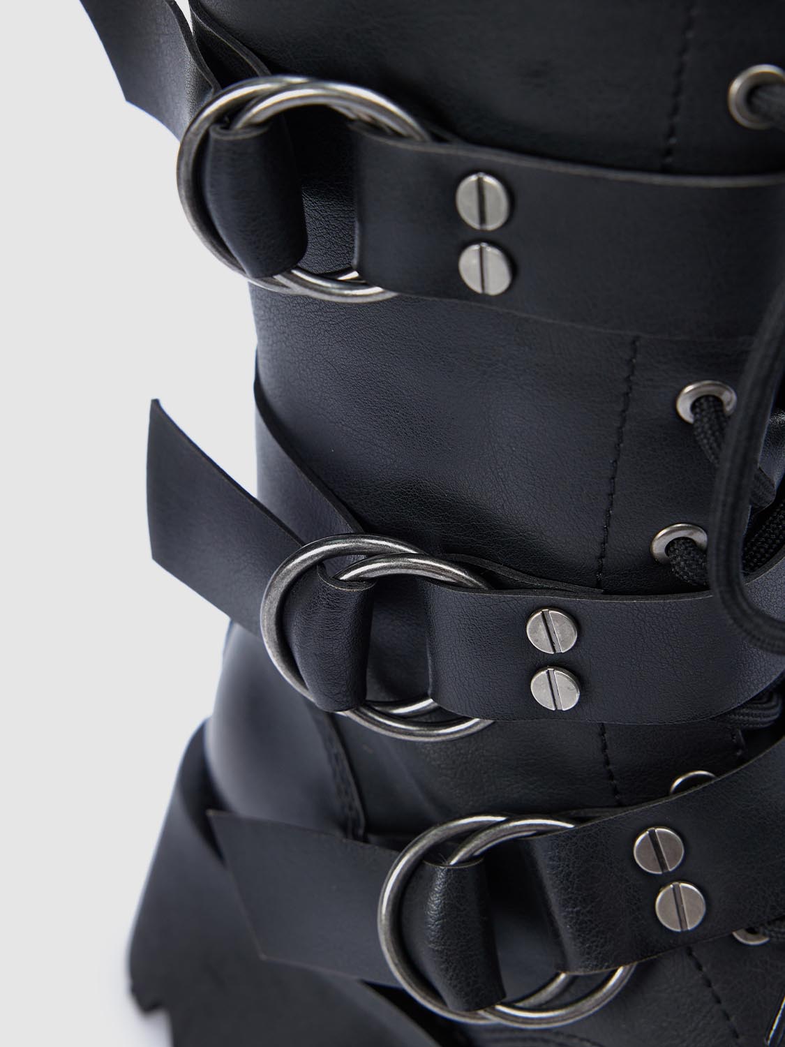 Belt Decor Combat Boots
